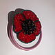 Embroidered brooch Red poppy. Brooches. paperchest (paperchest). My Livemaster. Фото №5