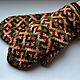 Mittens knitted handmade Ornament c, Mittens, Moscow,  Фото №1