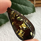 Украшения handmade. Livemaster - original item Pendant from the solid Baltic amber, 4 g, color is green. Handmade.