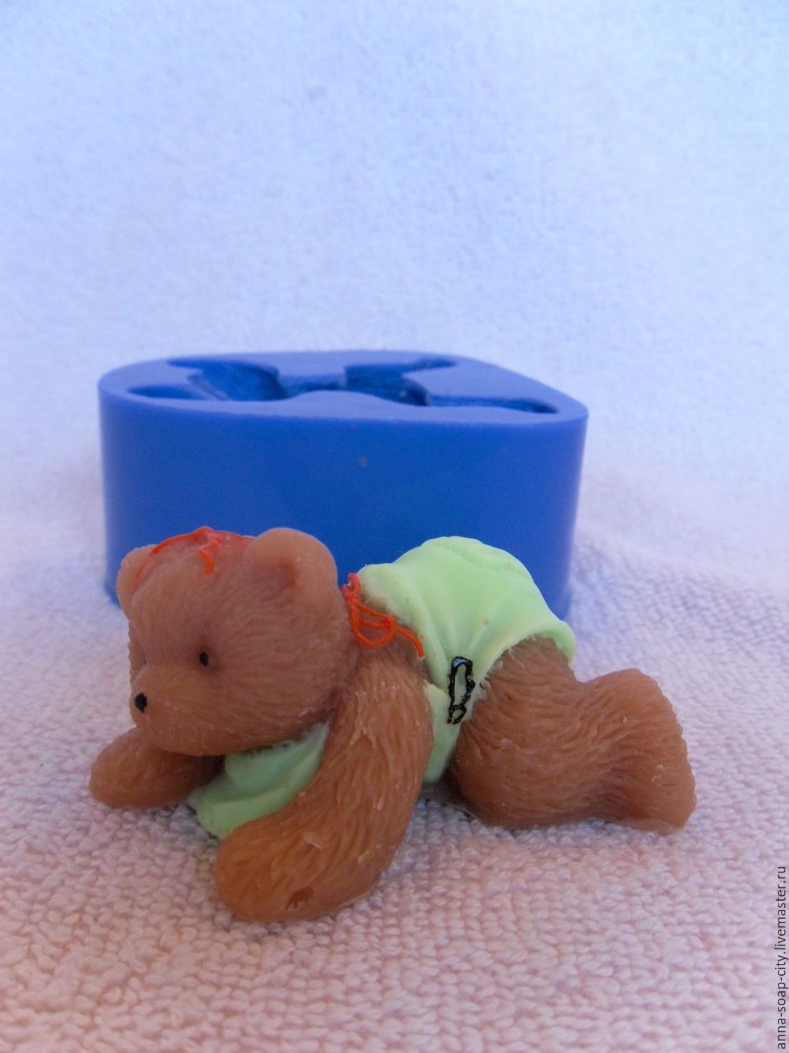teddy bear baby soap