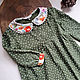 Green Baby Cotton Summer Dress for Girls. Childrens Dress. ivavavilonskaya. Online shopping on My Livemaster.  Фото №2