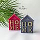 Свеча «HOME» из пчелиного воска в подарочной упаковке. Свечи. VENERA HOME DECOR. Ярмарка Мастеров.  Фото №4