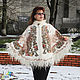 Poncho: felted Flowers of Russia double-sided, Ponchos, Slavsk,  Фото №1