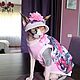 Clothing for cats dress 'Blooming garden'. Pet clothes. Happy-sphynx. Online shopping on My Livemaster.  Фото №2