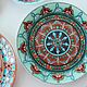 Set of plates 'Oriental coffee with milk'. Decorative plates. Art by Tanya Shest. My Livemaster. Фото №4