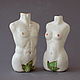 Adam and eve. Porcelain vases-figurines, Figurines, Moscow,  Фото №1