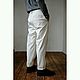 Брюки мужские из конопляного холста Hemp Single Pleat Pant 2 Ecru. Брюки мужские. VÄN Studio. Ярмарка Мастеров.  Фото №4