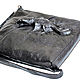 Unisex 3D bag 'Black lizard' genuine leather. Men\'s bag. newandw. My Livemaster. Фото №4