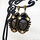Earrings 'ethnic' beads embroidery. Earrings. Jewelry and accessories by IRIS. My Livemaster. Фото №5