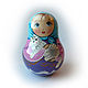 Tumbler 'Tanya Matreshkina' (with bells). Dolls1. matrioska (mir-matrioshki). Online shopping on My Livemaster.  Фото №2