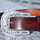 Leather belt for women ' Diamond Woman». Straps. CRAZY RHYTHM bags (TP handmade). My Livemaster. Фото №5