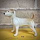 Jack Russell Terrier: author's figurine, Figurines, Moscow,  Фото №1