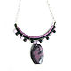 Necklace made of natural stones 'Lilac Night' black necklace. Necklace. Irina Moro. Online shopping on My Livemaster.  Фото №2