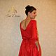 Заказать Платье в пол с разрезом. Sati Dresses (satidresses). Ярмарка Мастеров. . Платья Фото №3