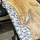 шишки в белой реке. Столы. Wood-steel-1. Интернет-магазин Ярмарка Мастеров.  Фото №2
