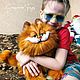 Рыжий кот Гарфилд. Мягкие игрушки. Оля Абашева (souvenir-toys). Ярмарка Мастеров.  Фото №6