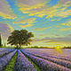 Painting 'Lavender dreams' 40 x 70 cm, Pictures, Rostov-on-Don,  Фото №1
