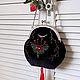 Сумка мотылек, клатч с мотыльком, сумка из бархата. Сумка с фермуаром. MARCA POLLY. Ярмарка Мастеров.  Фото №4