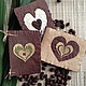 Cards 'Chocolate liquor'. Cards. Handmade paper by Alla Vittenberg. My Livemaster. Фото №4