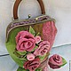 Заказать Сумка "La Fleur". Марина Кирилина. Ярмарка Мастеров. . Классическая сумка Фото №3