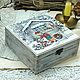 Casket with white snow decoupage solid wood. Box. Studio Villa-Oliva. My Livemaster. Фото №6