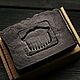 Мыло-шампунь для бороды "THOR" (органик, дегтярное) (130гр.). Шампуни. MOYABORODA COSMETICS. Интернет-магазин Ярмарка Мастеров.  Фото №2