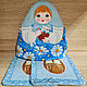 Hot water bottle for the kettle matryoshka doll 'Alyonka' potholders. Potholders. Naughty FancyWork (applique4you). Online shopping on My Livemaster.  Фото №2