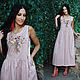 Dress with embroidery 'Bouquet' long embroidered sundress. Dresses. KVITKA. Online shopping on My Livemaster.  Фото №2