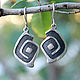 Order Earrings, Ring and Pendant Rock Carvings Curl of silver RO0041. Sunny Silver. Livemaster. . Jewelry Sets Фото №3