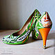 Painting on shoes. Shoes painted 'Herbalife'. Shoes. Nataly Paler boutique. Online shopping on My Livemaster.  Фото №2