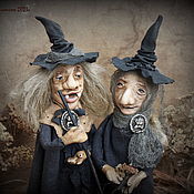 Куклы и игрушки handmade. Livemaster - original item Witches at the cauldron. Handmade.