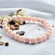 Mega-delicate pink opal bracelet ' Morning dawn', Bead bracelet, Moscow,  Фото №1