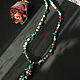 Order Long beads with Kalina pendant green beads as a gift. Amorella - Beads. Livemaster. . Necklace Фото №3