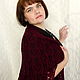 Cherry openwork shawl knitting Knitted shawl. Shawls. Lace Shawl by Olga. My Livemaster. Фото №6