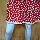 Skirt for girls polka dot American cotton Muhomorchikom. Child skirt. Tolkoyubki. My Livemaster. Фото №5