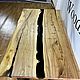 Стол-река из слэба карагача с эпоксидной смолой 150х90. Столы. WoodBroker. Ярмарка Мастеров.  Фото №5