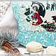 Часы "Морозное утро". Часы классические. Творческая мастерская IrinaGriDecor. Интернет-магазин Ярмарка Мастеров.  Фото №2