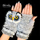Grey Owl Mitts. Mitts. 2sovy. Online shopping on My Livemaster.  Фото №2
