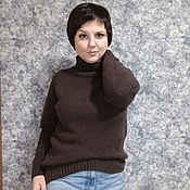 Одежда handmade. Livemaster - original item Merino sweater with Angora Lamora. Handmade.