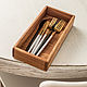 Cutlery drawer in natural color, Utensils, Moscow,  Фото №1