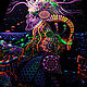 Флюрное визионерское полотно  "Fluororunner". Элементы экстерьера. Fractalika. Ярмарка Мастеров.  Фото №4
