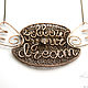 Колье из меди Follow your dream медное колье крылья wire wrap медь. Колье. • Капочка счастья • (kapo4ka). Ярмарка Мастеров.  Фото №4