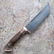 Нож "Уйгур-2" пчак VG10 стаб.карелка