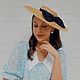 Соломенная шляпа. Шляпы. 'Ariadne's thread' (ariadna_hats). Интернет-магазин Ярмарка Мастеров.  Фото №2