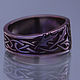Ring with holly leaves and Celtic titanium pattern. Rings. Ringlin's shop. My Livemaster. Фото №5