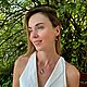 Серьги и колье Римским Стеклом. Комплекты украшений. Kucha-jewelry. Интернет-магазин Ярмарка Мастеров.  Фото №2