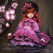Авторская кукла Элизабет в нежном платье. Artdoll