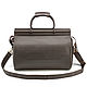 Order Leather travel bag 'Harry' (brown). Russian leather Guild. Livemaster. . Valise Фото №3