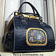 Bag 'Blue bouquet', Valise, Moscow,  Фото №1
