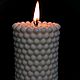 Свеча ,, Цилиндр Жемчуг". Свечи. Helen'candle. Ярмарка Мастеров.  Фото №4